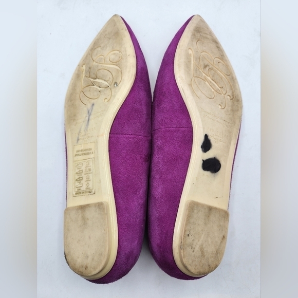 Ted Baker London Oleshky Magenta And Gold Pointy Toe Flats Size 40, 9.5 - Picture 7 of 16